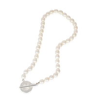 Tiffany & Co. Freshwater Pearl Toggle Necklace in Sterling Silver