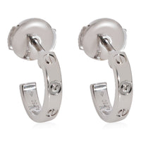 Cartier Love Hoop Earrings in 18k White Gold