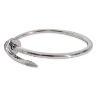 Cartier Juste Un Clou Diamond Bracelet in 18k White Gold 0.58 CTW