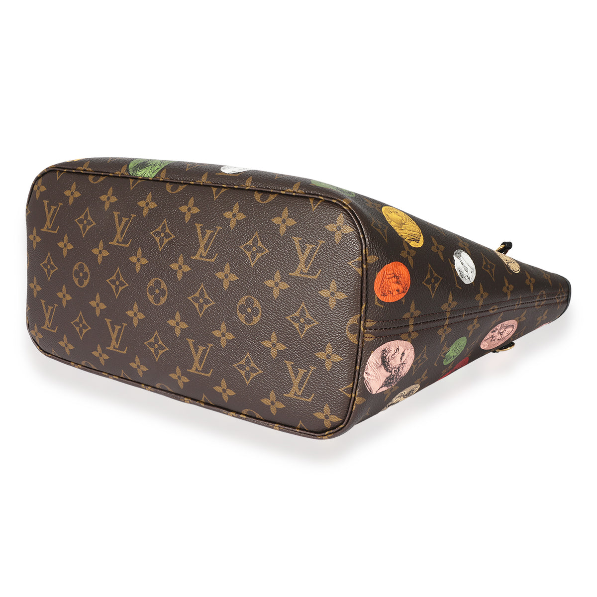 Louis Vuitton Brown, White And Black Fornasetti Monogram Coated
