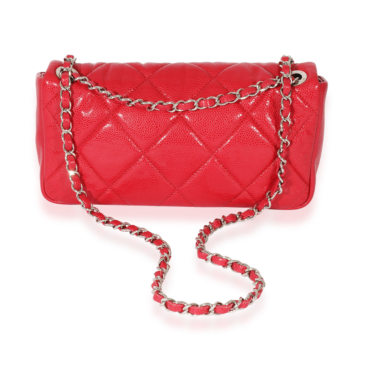 Chanel Red Caviar CC Flap Bag