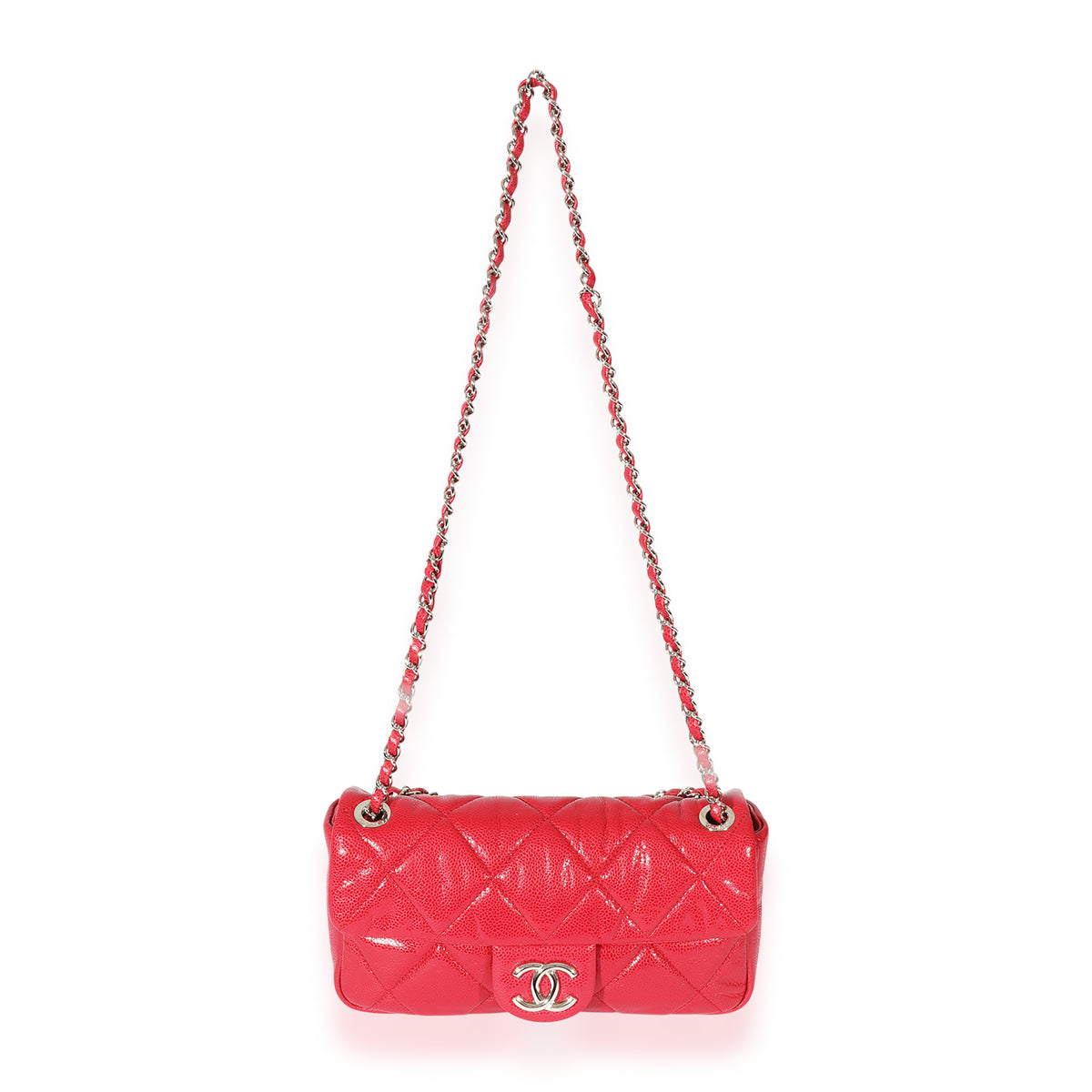 Chanel Red Caviar CC Flap Bag