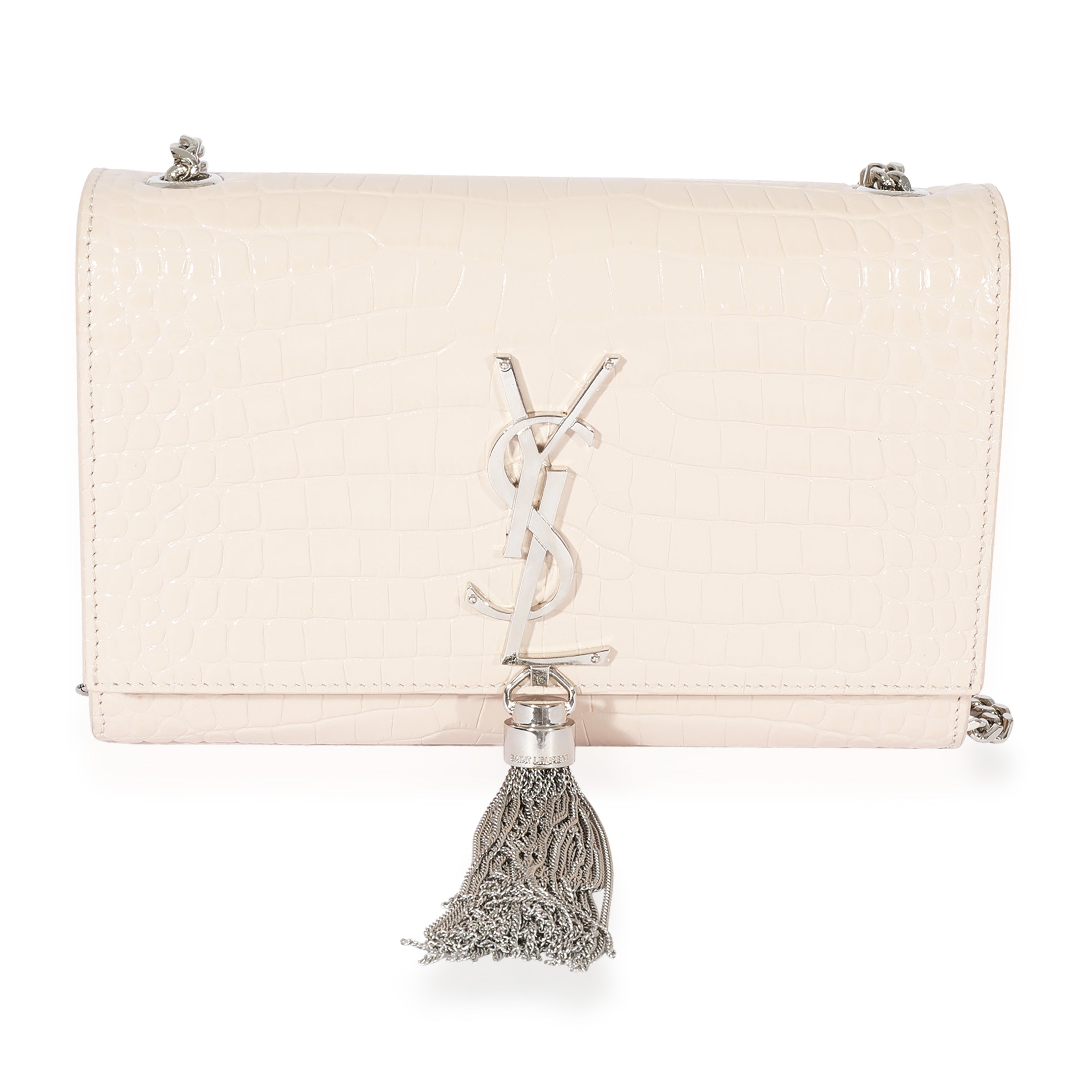 YSL Saint Laurent Kate Small Bag White Crocodile | 3D model