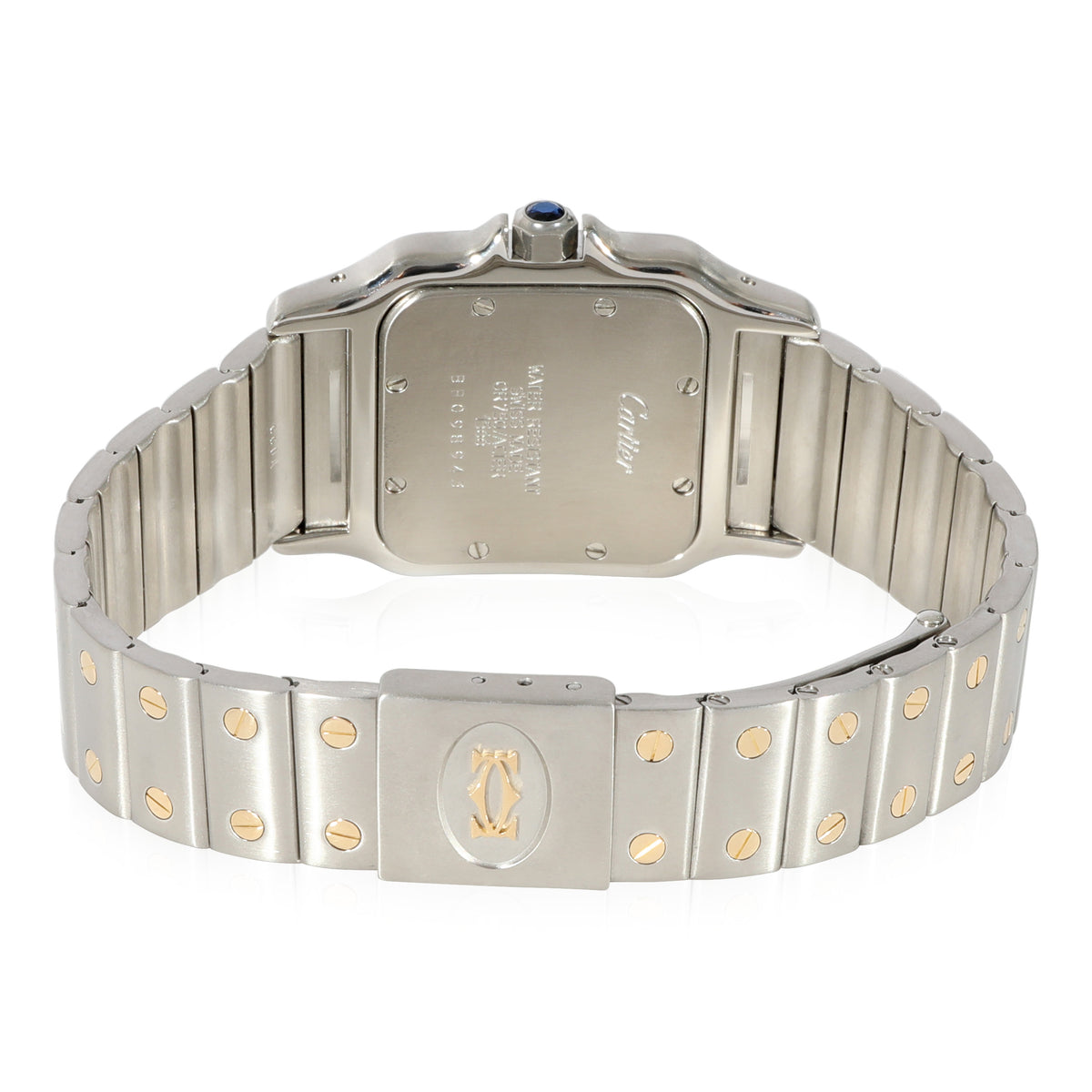 Cartier Santos Galbee 1566 Unisex Watch in 18kt Stainless Steel/Yellow Gold