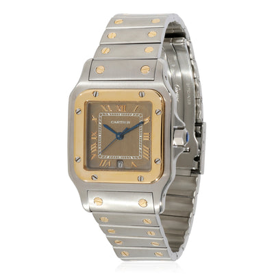 Cartier Santos Galbee 1566 Unisex Watch in 18kt Stainless Steel/Yellow Gold