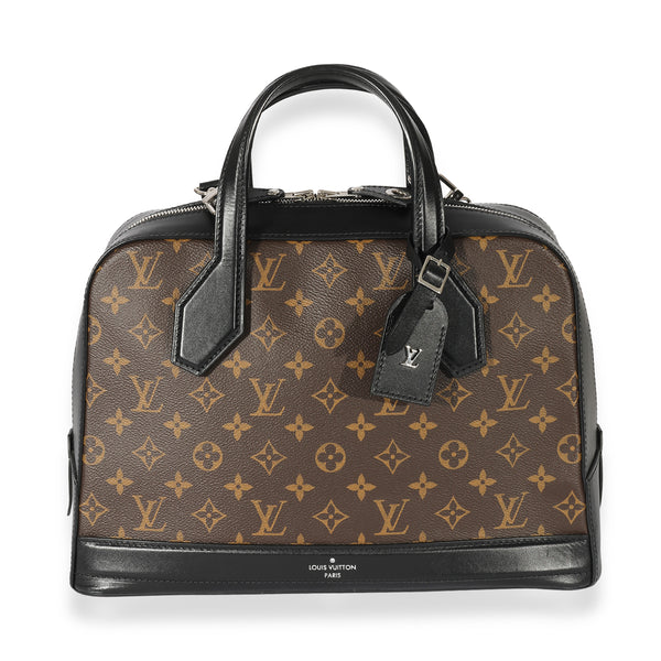 LOUIS VUITTON Dora MM Monogram Canvas Shoulder Bag Brown