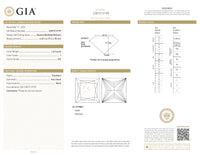 GIA Certified 1.63 Ct Princess cut I SI2 Loose Diamond