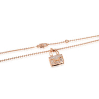 Hermes Amulettes Constance Pendant in 18k Rose Gold 0.44 CTW