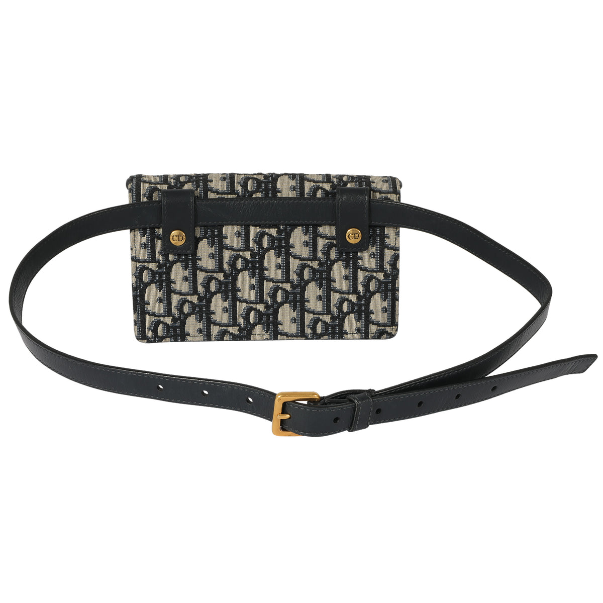 Dior oblique canvas saddle belt online bag