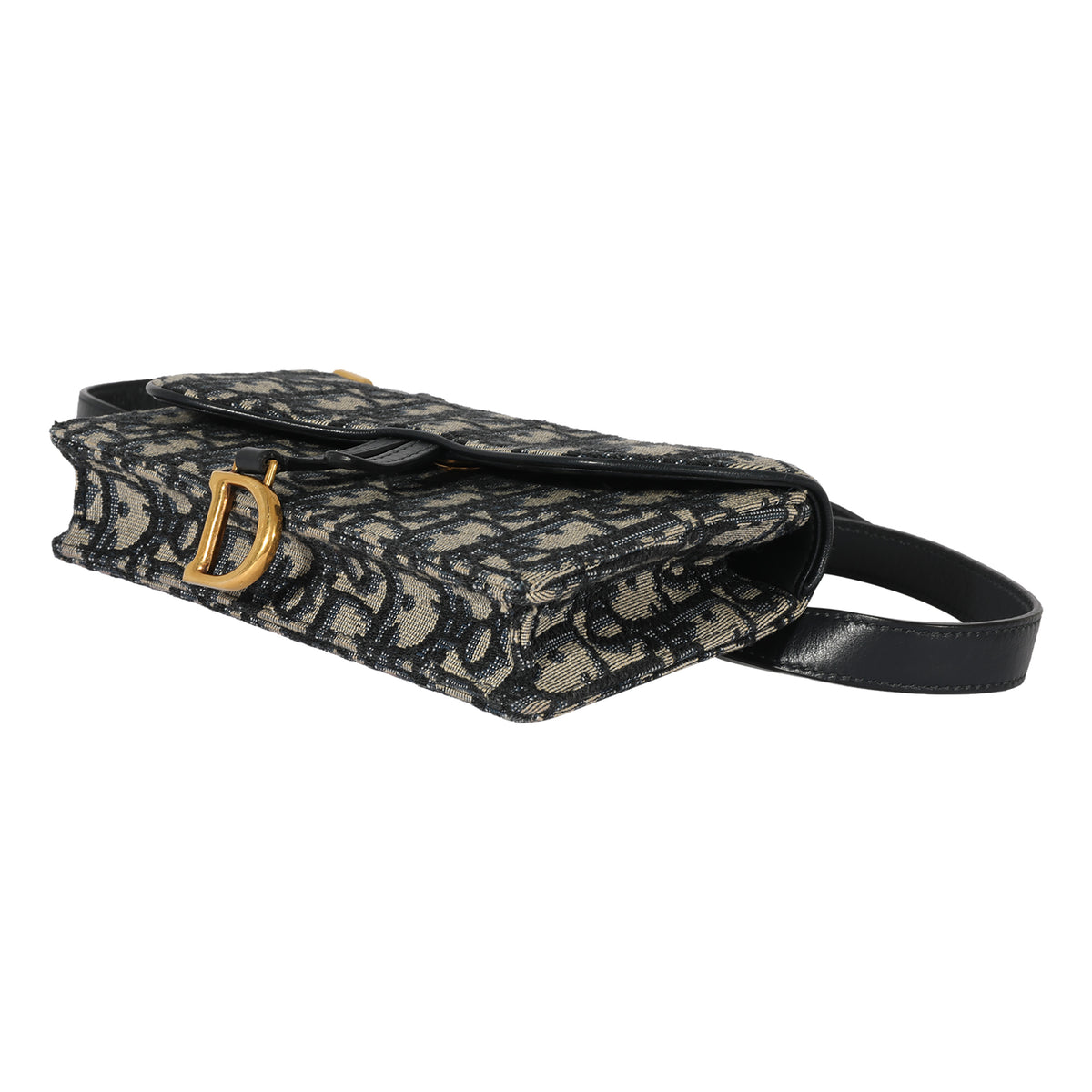 Dior Oblique Canvas Saddle Belt Pouch