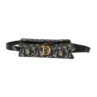 Dior Oblique Canvas Saddle Belt Pouch