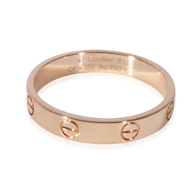 Cartier Love Wedding Band in 18k Rose Gold