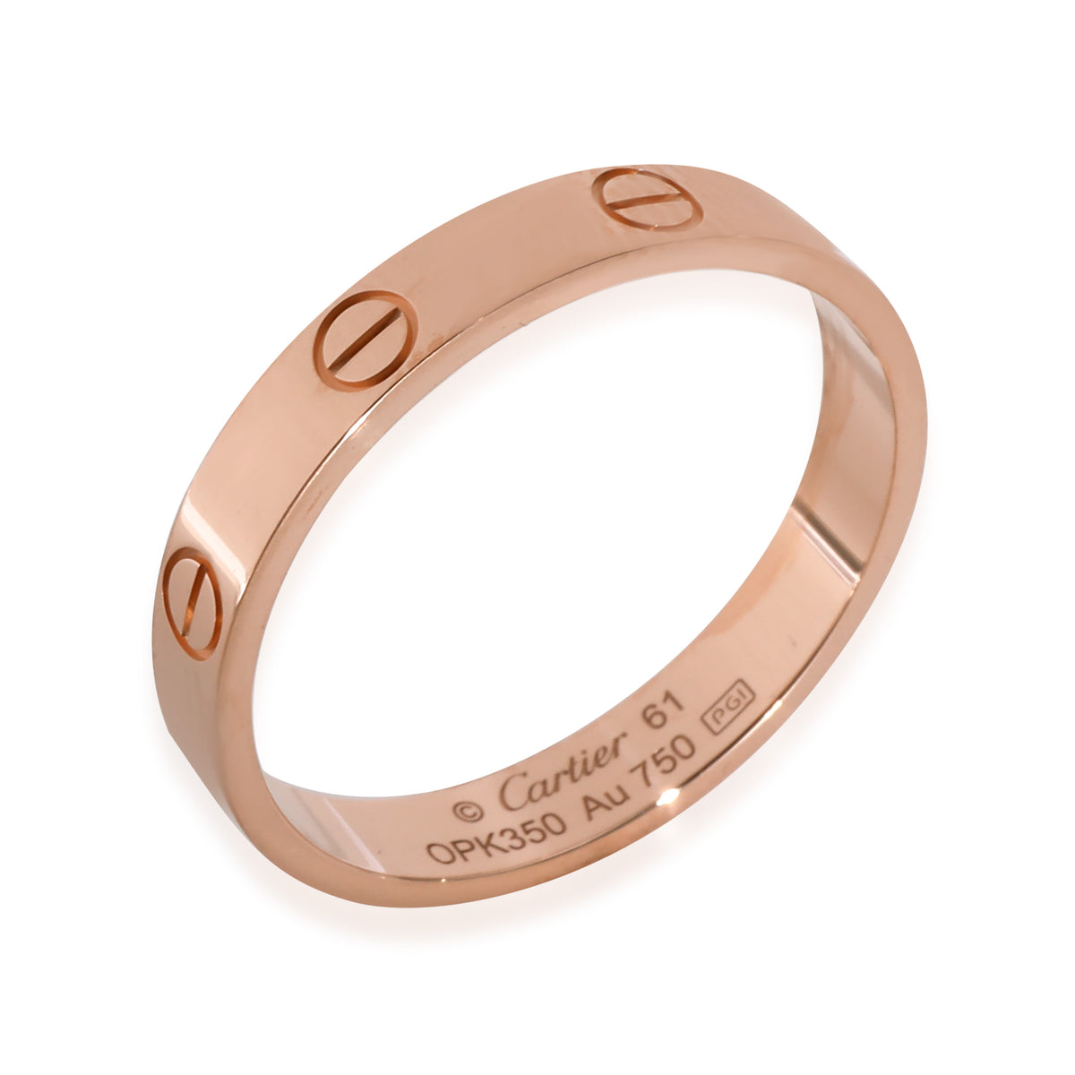 Cartier Love Wedding Band in 18k Rose Gold