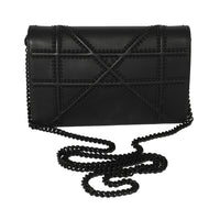 Christian Dior Ultra Matte Leather Diorama Chain Wallet