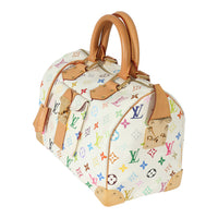 Louis Vuitton Monogram White Multicolor Speedy 30