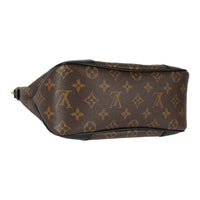 Louis Vuitton Black Leather & Monogram Canvas Boulogne NM