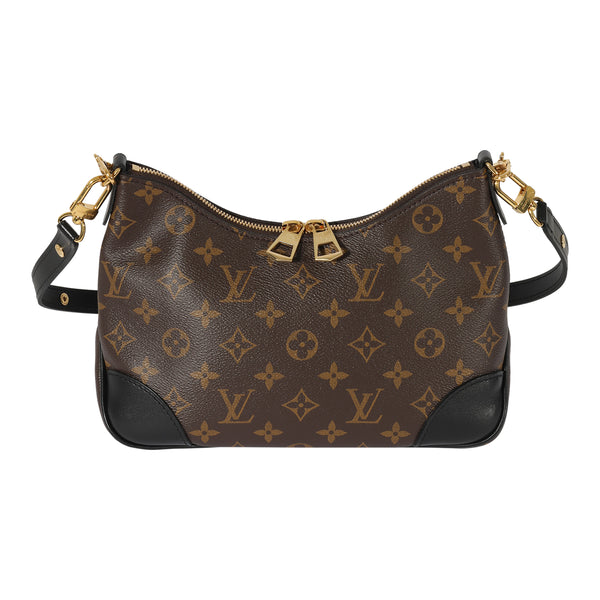 Louis Vuitton, Bags, Louis Vuitton Boulogne Bag With Gold Chain And Pink  Leather Strap