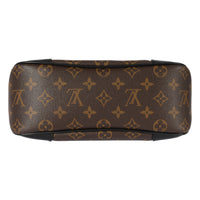 Louis Vuitton Black Leather & Monogram Canvas Boulogne NM