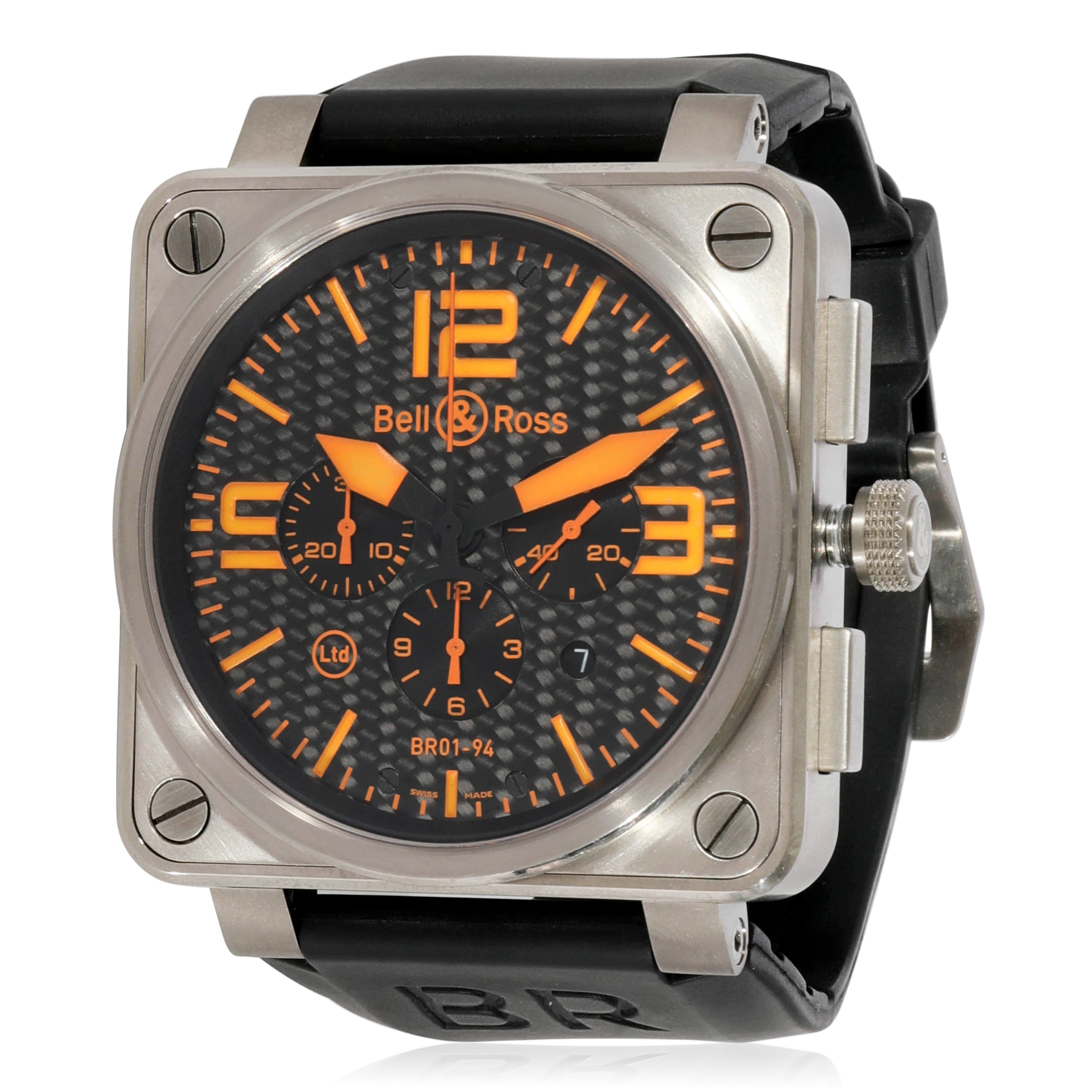 Bell Ross Aviation BR01 94 TO Men s Watch in Titanium myGemma