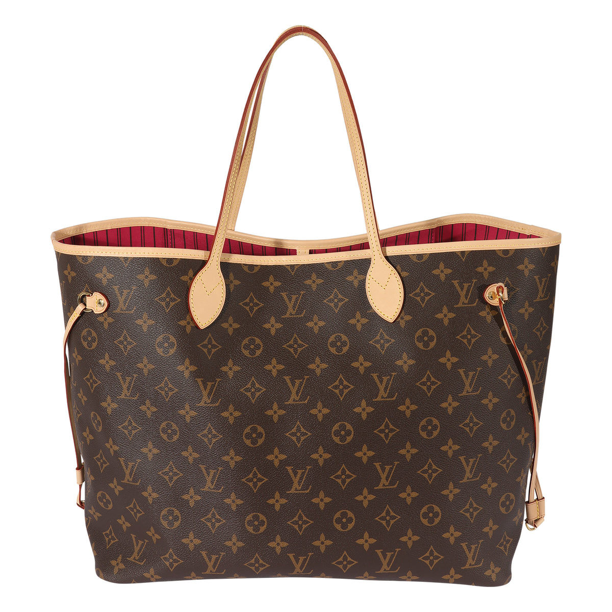 Louis Vuitton 2022 Monogram Beige Neverfull Pochette GM