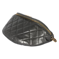 Chanel Metallic Quilted Calfskin Jeweled CC Crossbody Bag