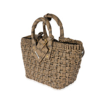 Balenciaga Brown Signature Monogram XS Bistro Basket Tote