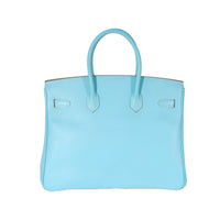 Hermès Epsom Celeste Mykonos Candy Birkin 35