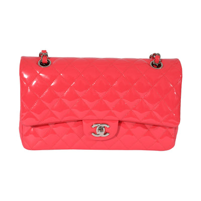 Chanel Patent Fuchsia Medium Classic Flap Bag