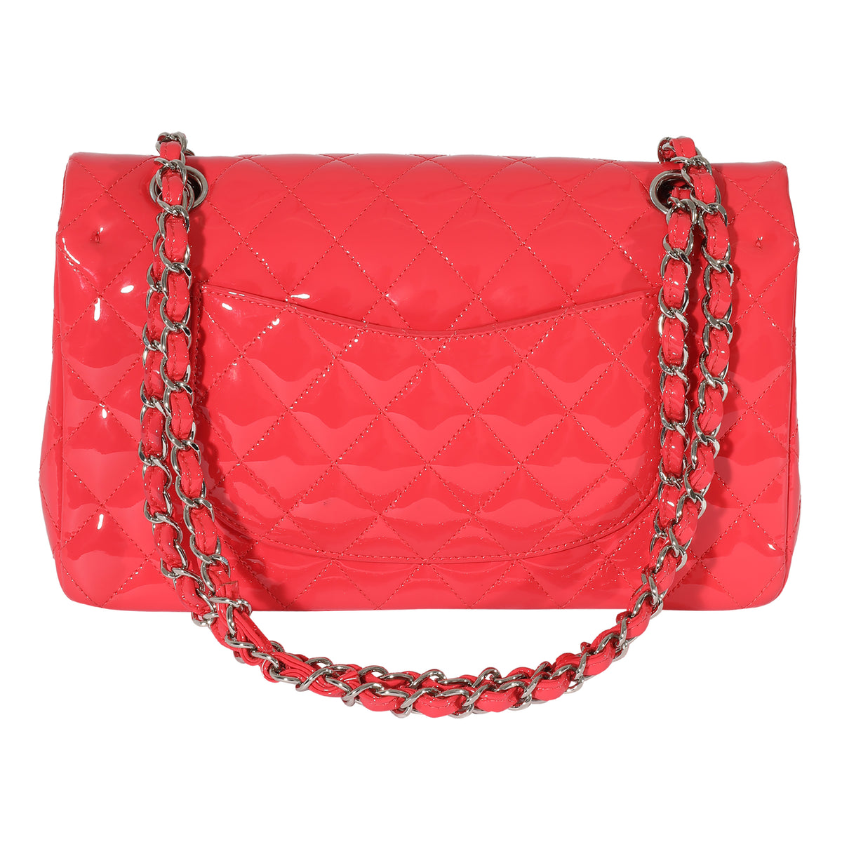 Chanel Patent Fuchsia Medium Classic Flap Bag, myGemma