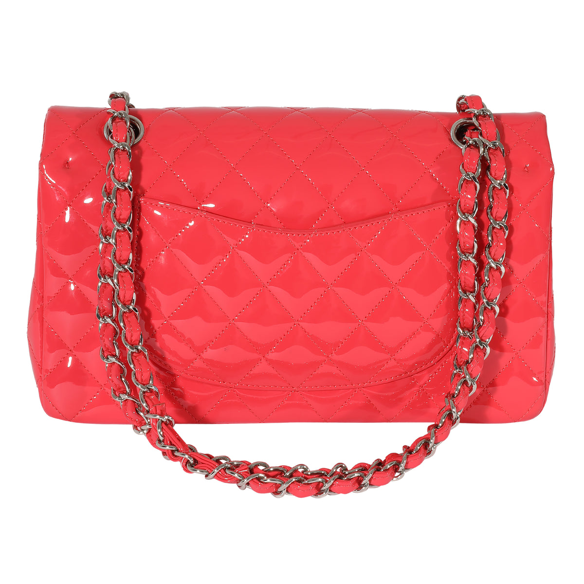 Chanel Patent Fuchsia Medium Classic Flap Bag