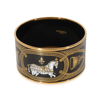 Hermès Enamel Grand Apparat Extra Wide Bangle