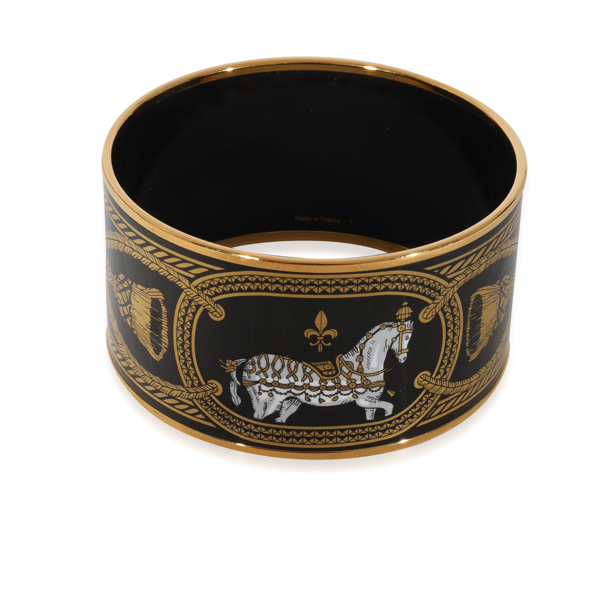 Hermès Enamel Grand Apparat Extra Wide Bangle