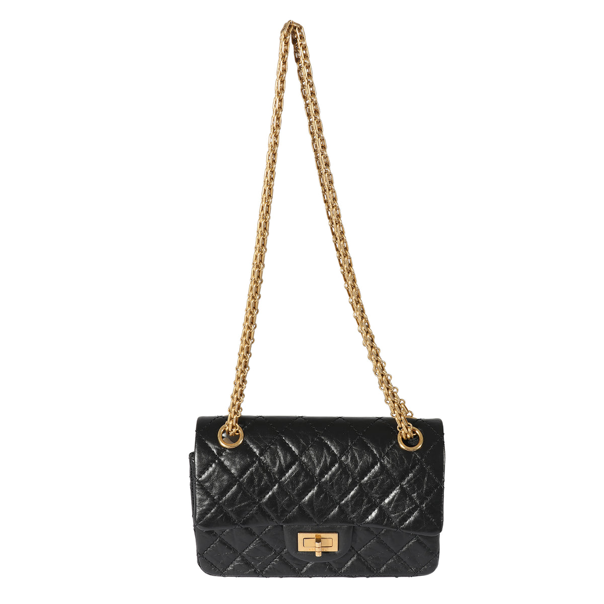 Chanel Black Calfskin 2.55 Reissue 224 Flap Bag myGemma Item