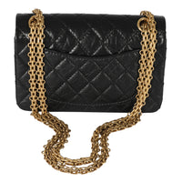 Chanel Black Calfskin 2.55 Reissue 224 Flap Bag