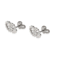 Gucci Running GG Diamond Earrings in 18KT White Gold 0.24 CTW