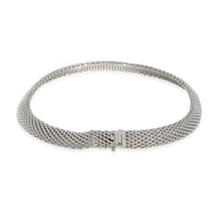 Tiffany & Co. Somerset Mesh Necklace in  Sterling Silver