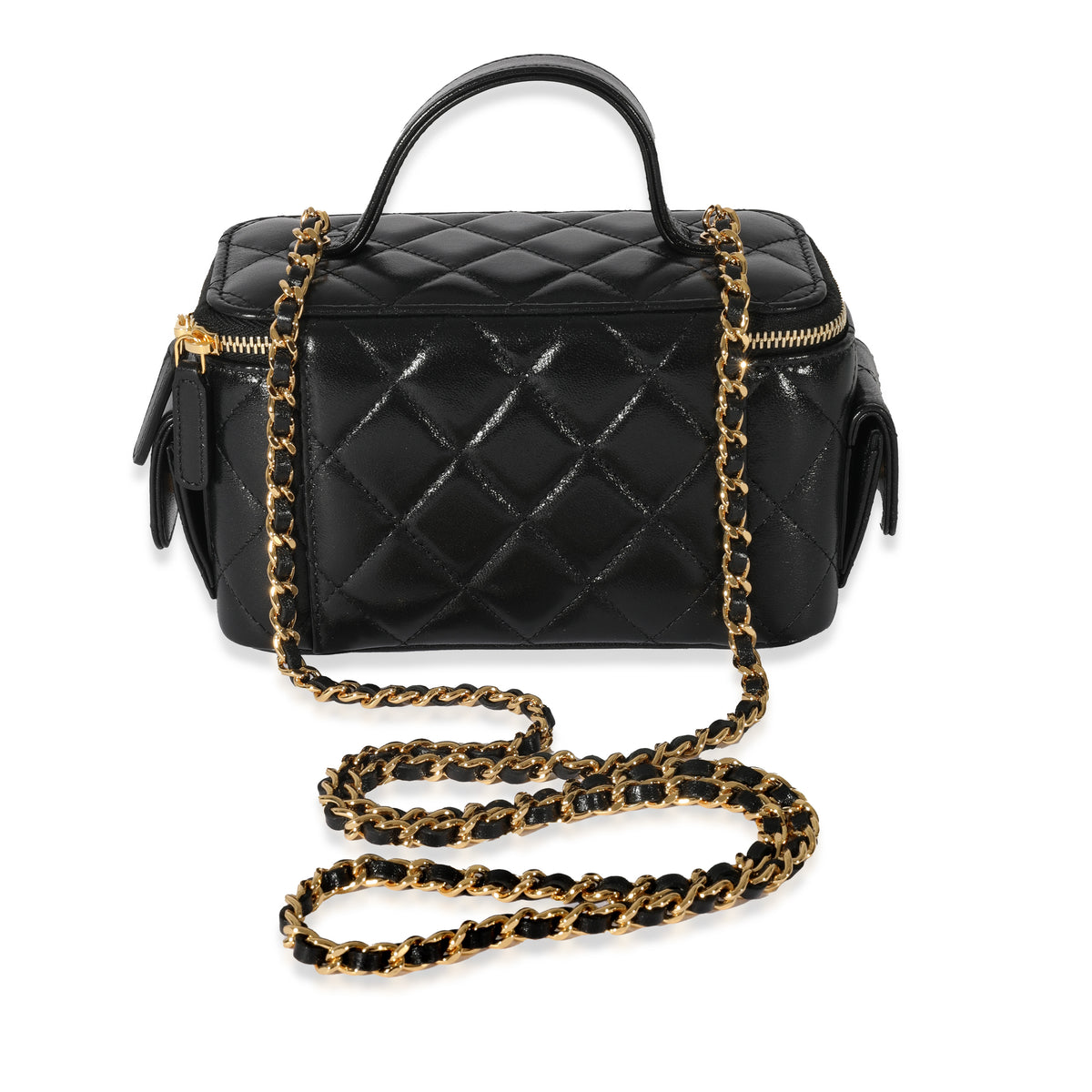 Chanel Black Caviar 22K Top Handle Flap, myGemma