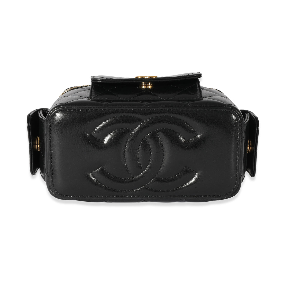 Chanel Black Caviar 22K Top Handle Flap, myGemma