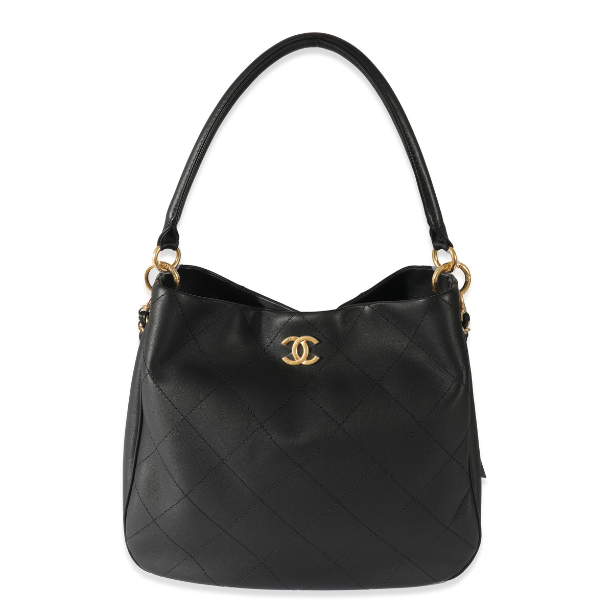 Chanel 22B Quilted Smooth Calfskin Maxi Hobo
