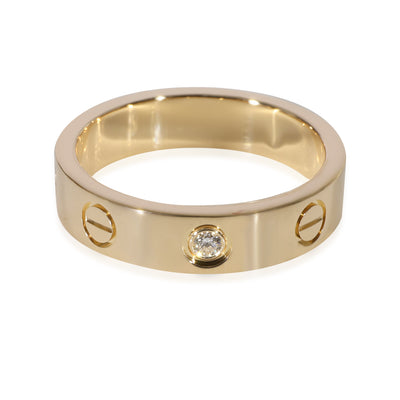 Cartier Love Diamond Wedding Band in 18K Yellow Gold 0.02 CTW