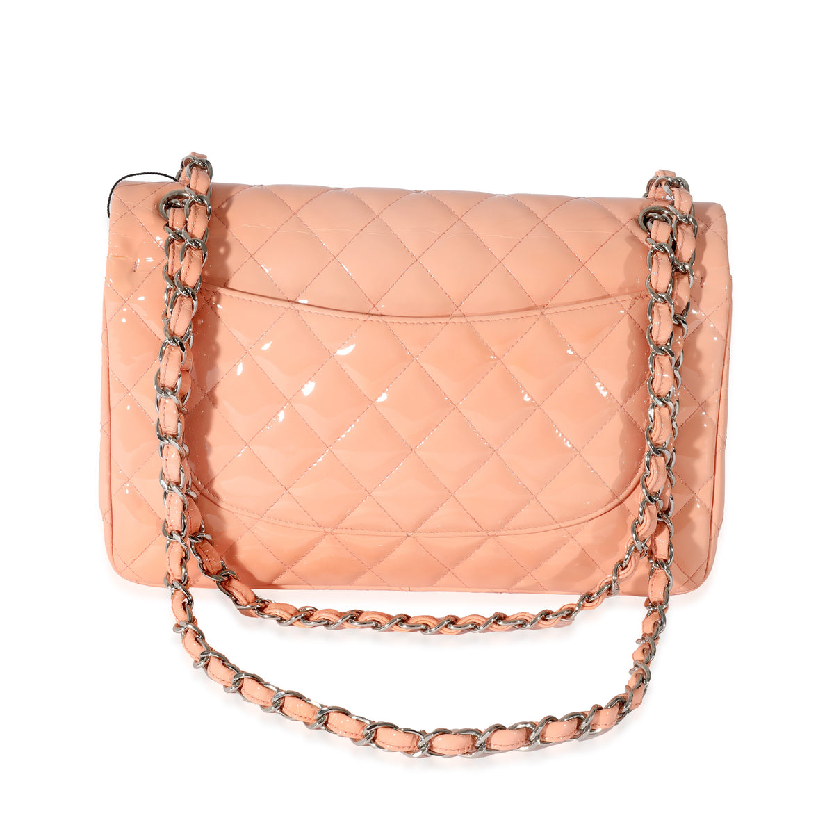Chanel Pink Patent Leather Jumbo Double Flap Bag, myGemma