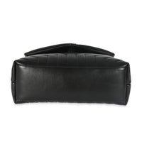 Saint Laurent Black Matelassé Medium LouLou Bag