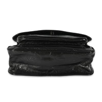 Saint Laurent Black Matelassé Crinkled Calfskin Baby Niki Bag