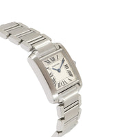 Cartier Tank Francaise W51008Q3 Womens Watch in  Stainless Steel