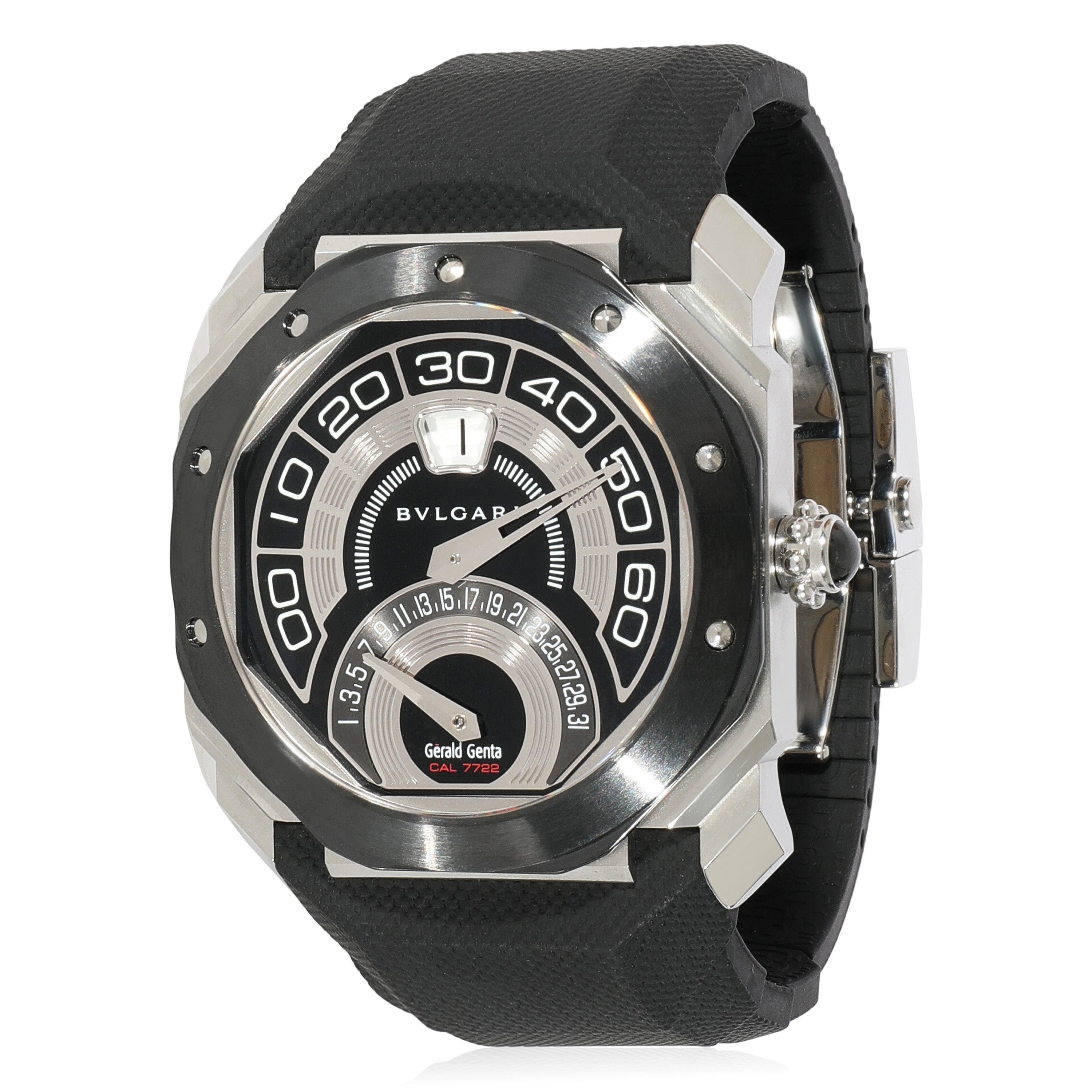 BVLGARI Octo OBR.Y.1C Men s Watch in Stainless Steel Ceramic