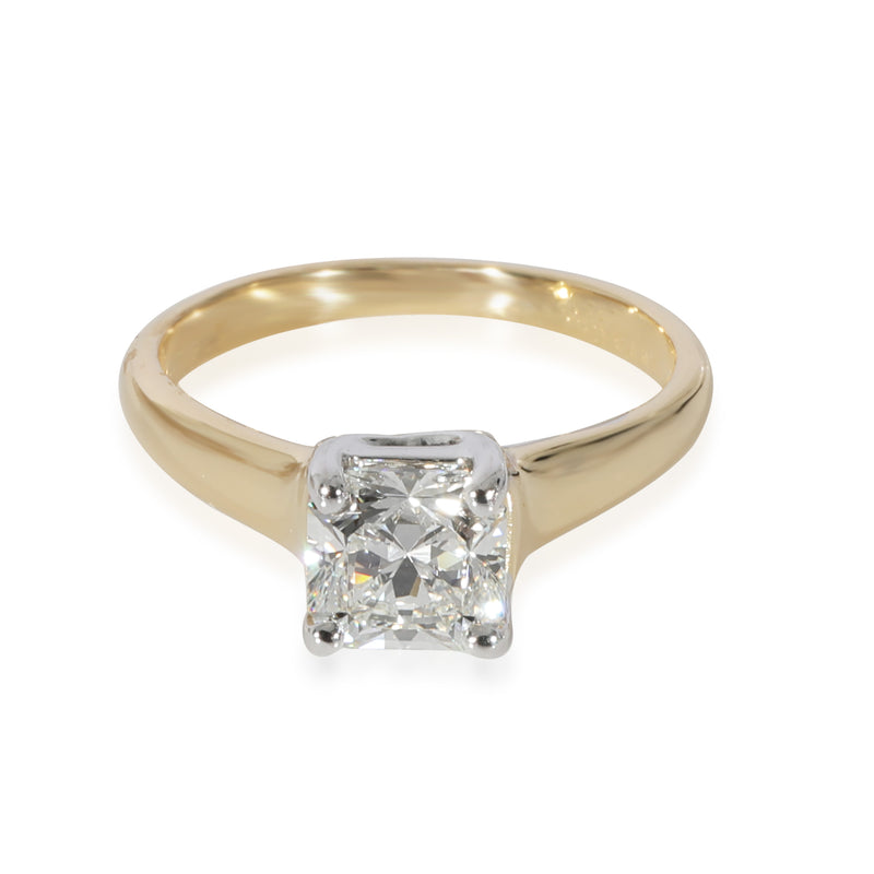 Tiffany & Co. Lucida Diamond Engagement Ring in 18K Gold/Platinum I VS1 1.04CT