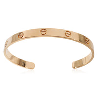 Cartier Love Cuff Bracelet in 18k Yellow Gold (Size 20)