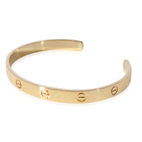 Cartier Love Cuff Bracelet in 18k Yellow Gold (Size 20)