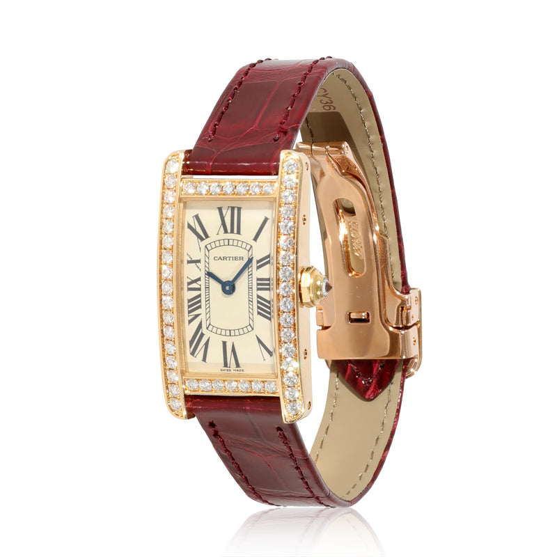 Cartier Tank Americaine WB707231 Women's Watch in 18kt Yellow Gold