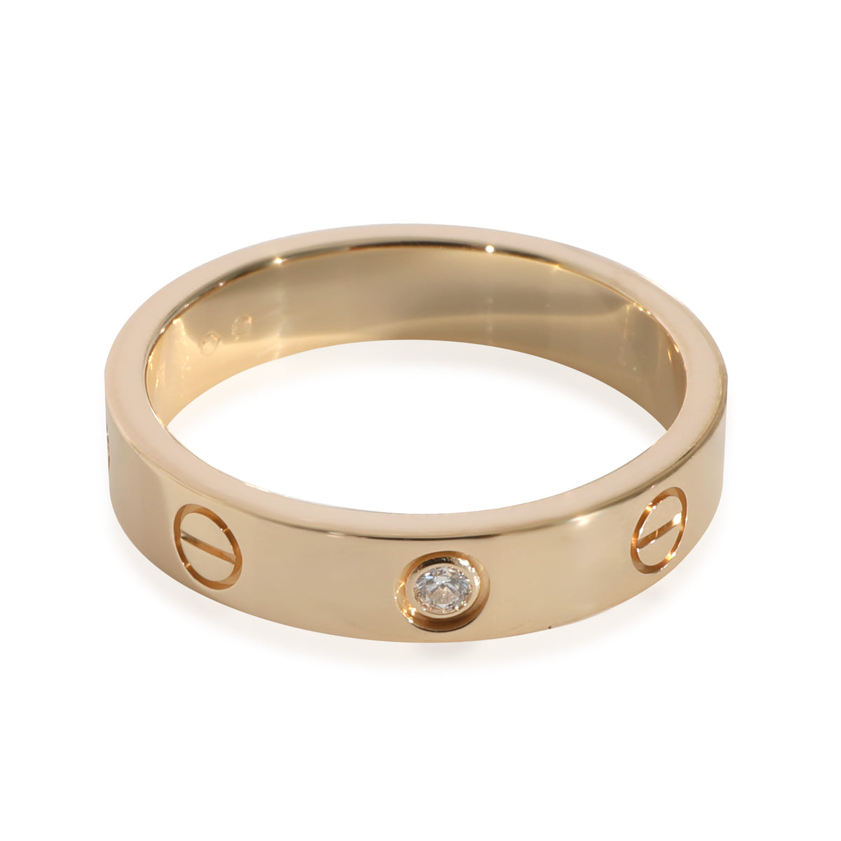 Cartier Love Diamond Wedding Band in 18k Yellow Gold